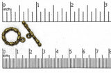 Toggle Clasp Gold CBS1849 Pewter Toggle Clasp CBS1849AG