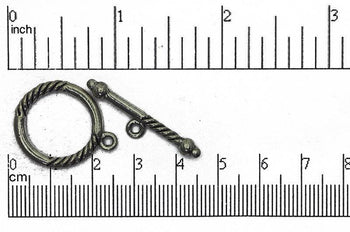 Toggle Clasp Gold CBS1851 Pewter Toggle Clasp CBS1851AG