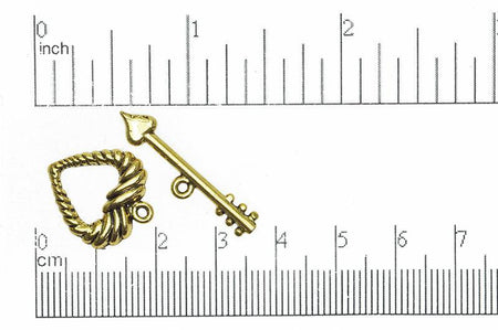 Toggle Clasp Antique Gold CBS3217 Pewter Toggle Clasp CBS3217AG