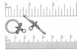 Toggle Clasp Antique Pewter CBS3218 Pewter Toggle Clasp CBS3218AP