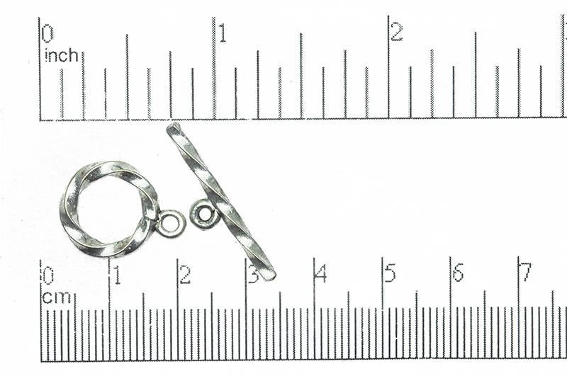 Toggle Clasp Antique Pewter CBS3222 Pewter Toggle Clasp CBS3222AP