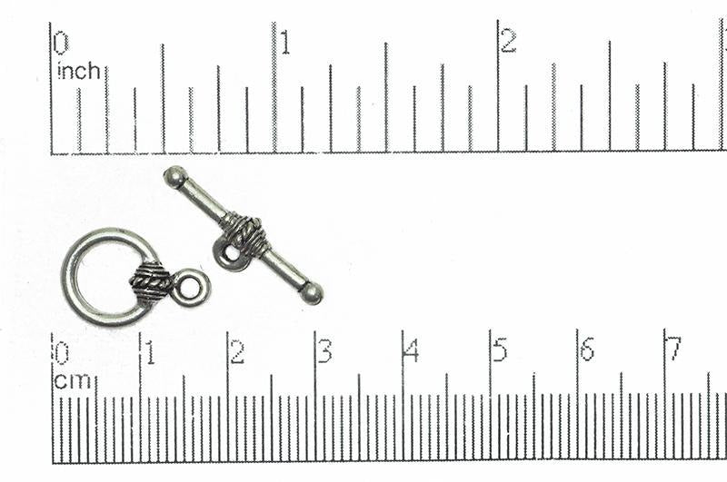 Toggle Clasp Antique Pewter CBS3228 Pewter Toggle Clasp CBS3228AP