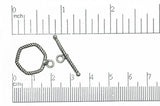 Toggle Clasp Antique Pewter CBS9433 Pewter Toggle Clasp CBS9433AP