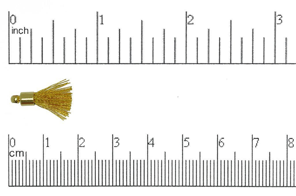 Tassel Marigold Small Tassel with Gold Cap TS Gold/G