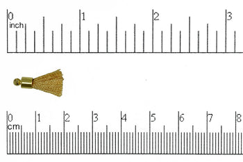 Tassel Emerald Small Tassel with Gold Cap TS Emer/G