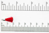 Tassel Crimson Small Tassel with Silver Cap TS Crimson/S