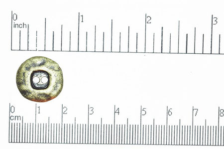 Button Antique Brass BTN1 18mm Hammered Pewter Button 18mm Hammered Pewter Button BTN1 | Beads for Sale Online  BTN1AB
