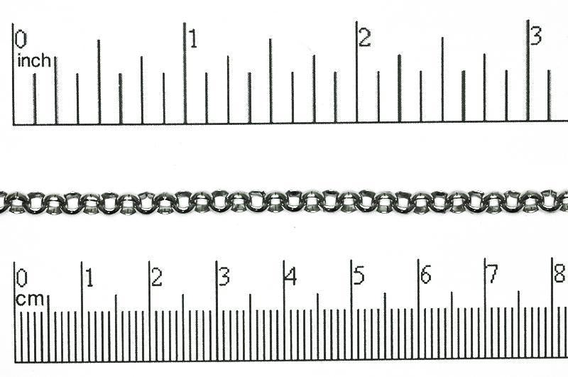 Rolo Chain Stainless Steel CH-132SS Stainless Steel Rolo Chain CH-132SS