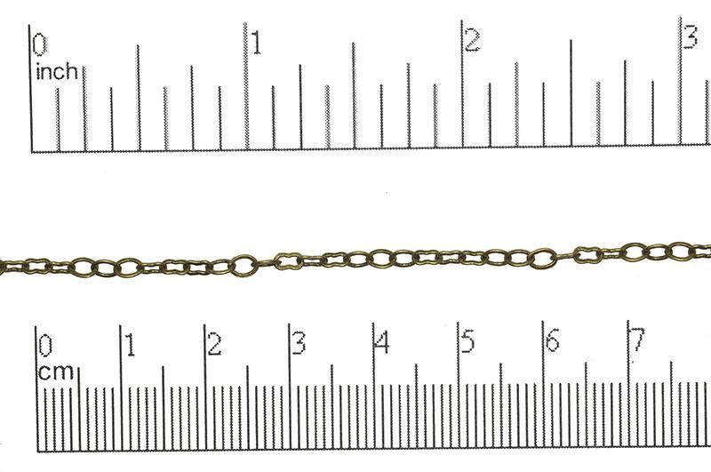 Cable Chain Antique Brass CH-33 Cable Chain CH-33AB