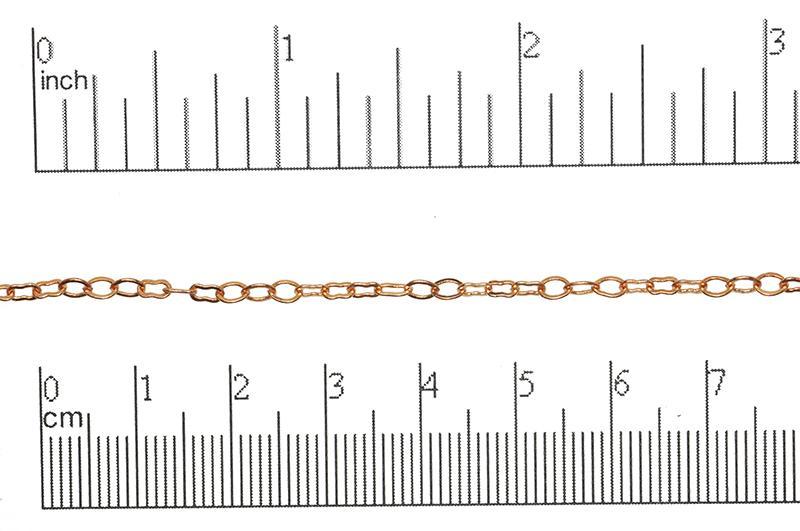 Cable Chain Antique Copper CH-33 Cable Chain CH-33AC