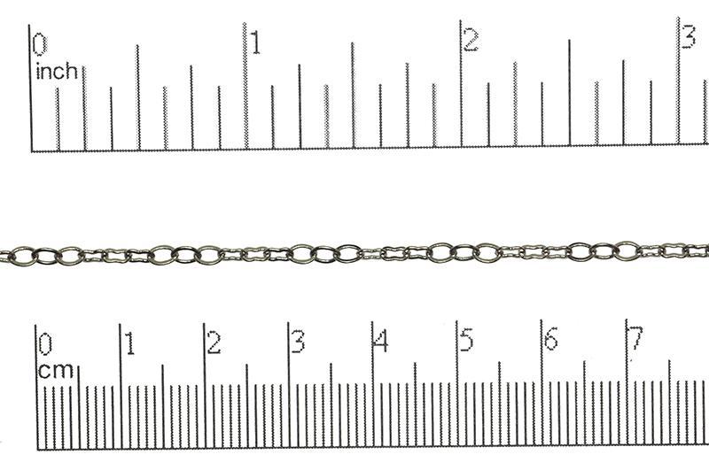 Cable Chain Gunmetal CH-33 Cable Chain CH-33B