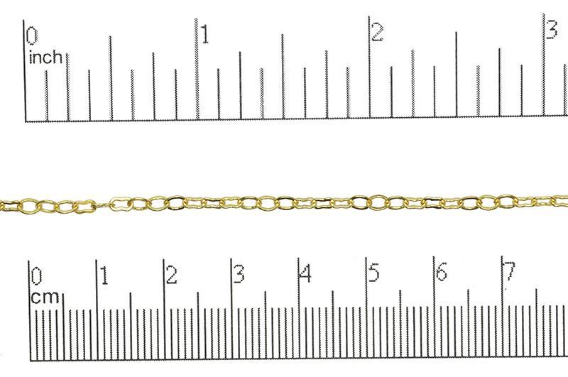 Cable Chain Gold CH-33 Cable Chain CH-33G