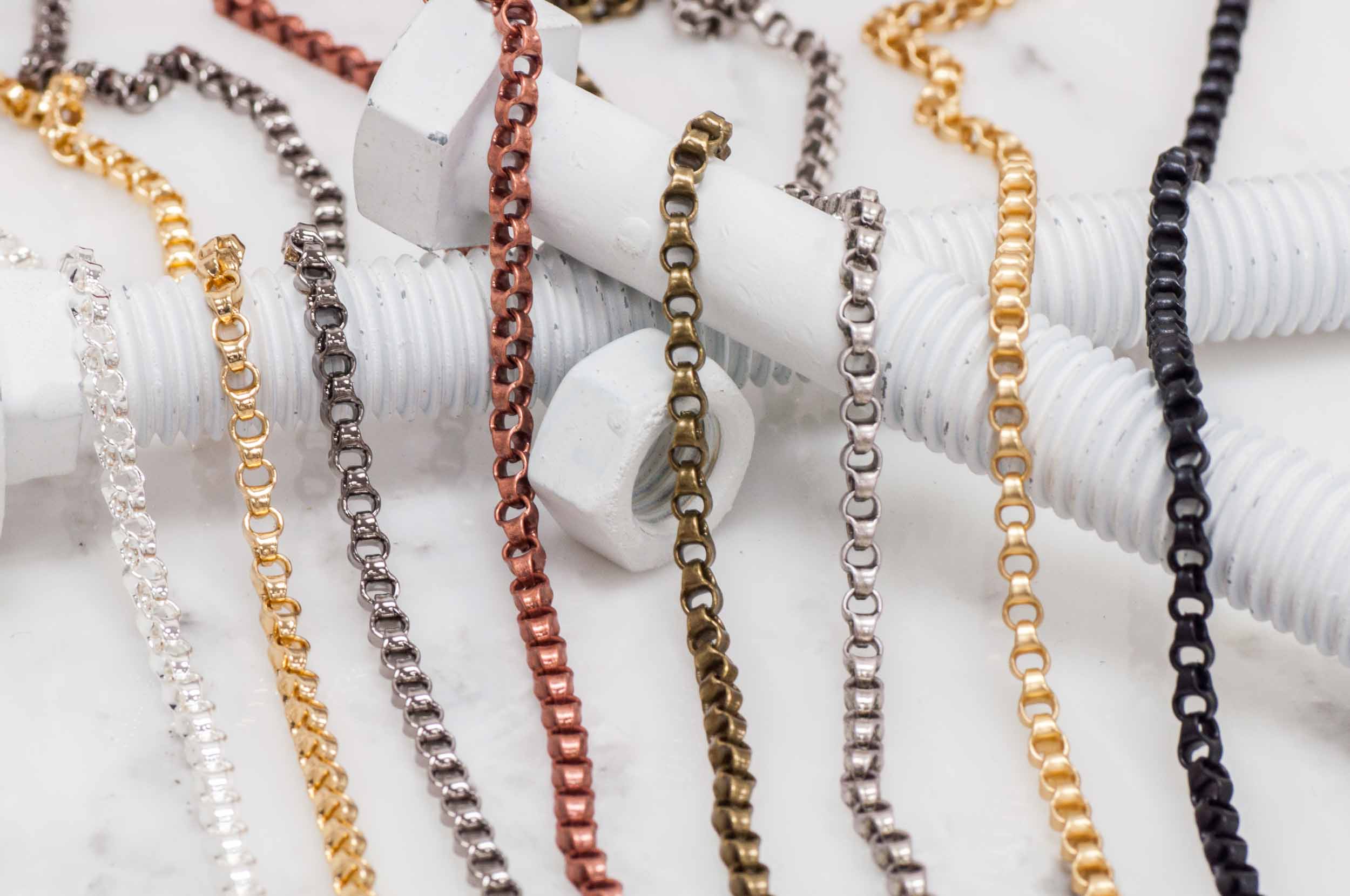 Bicycle Box Rolo Chain 5.5mm x 3.8mm available in Multiple Colors sold