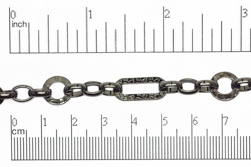 Cable Chain Gunmetal CH-813 Cable Chain CH-813B