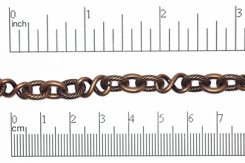Cable Chain Antique Copper CH-818 Cable Chain CH-818AC