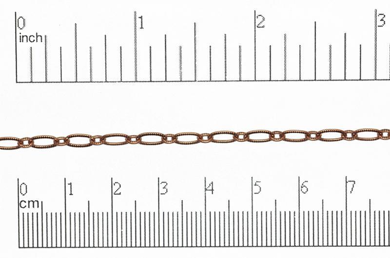 Cable Chain Antique Copper CH-820 6.4mm x 3mm Cable Chain CH-820AC