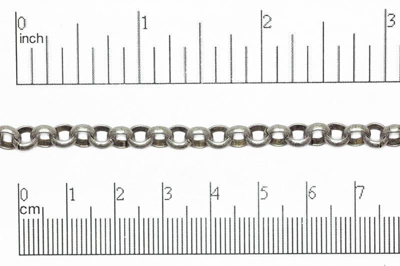 Cable Chain Antique Silver CH-823 Cable Chain CH-823AS