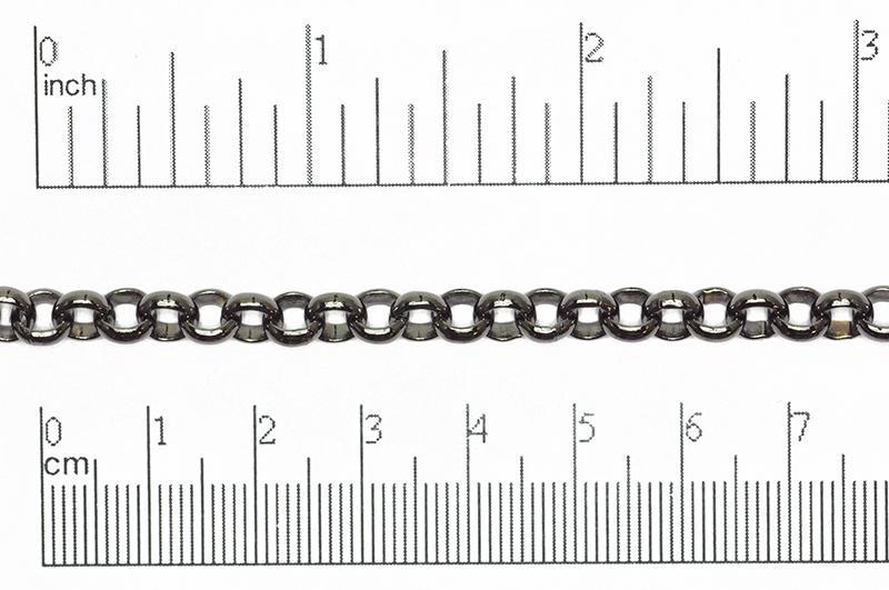 Cable Chain Gunmetal CH-823 Cable Chain CH-823B