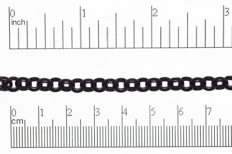 Cable Chain Jet Matte Black CH-823 Cable Chain CH-823MB
