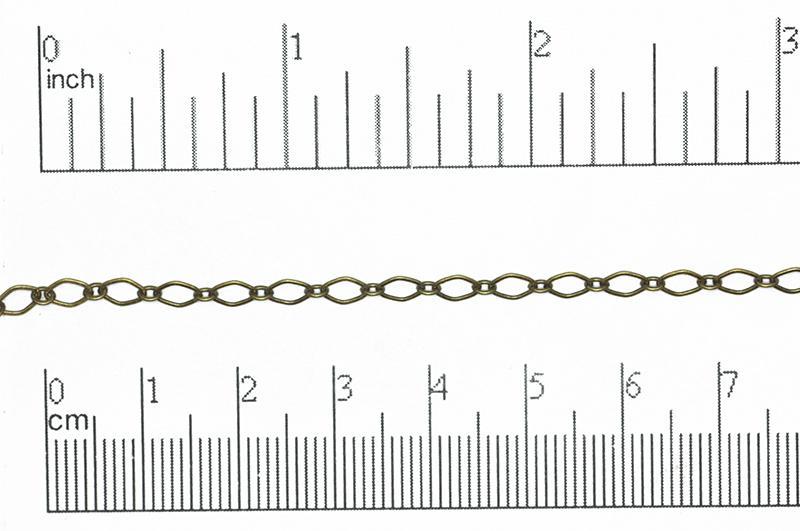 Cable Chain Antique Brass CH-829 Cable Chain CH-829AB