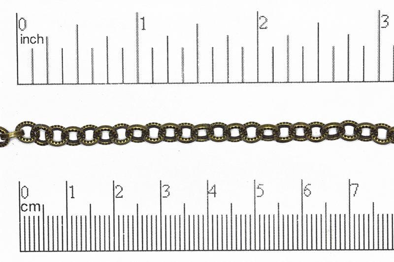 Cable Chain Antique Brass CH-833 Cable Chain CH-833AB