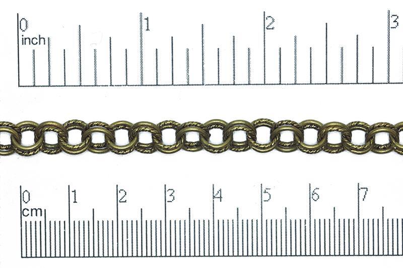 Cable Chain Antique Brass CH-838 Cable Chain CH-838AB