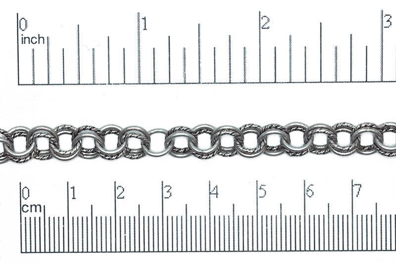 Cable Chain Antique Silver CH-838 Cable Chain CH-838AS
