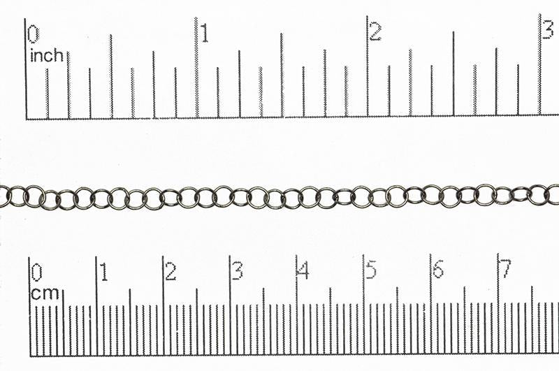 Cable Chain Gunmetal CH-844 Cable Chain CH-844B
