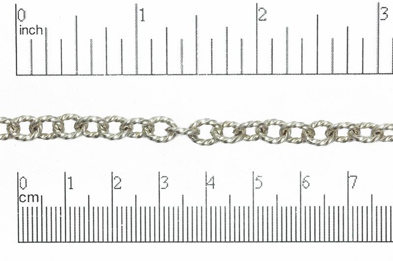 Cable Chain Antique Silver CH-858 Cable Chain CH-858AS