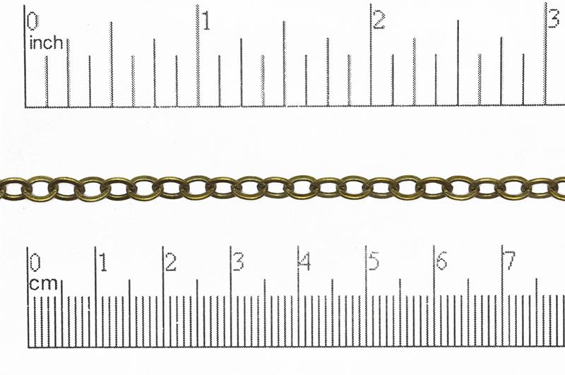 Cable Chain Antique Brass CH-859 Cable Chain CH-859AB