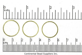 Closed Ring Gold CH-863 18mm Soldered Closed Ring Link CH-863/LINK