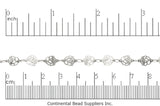Specialty Chain Antique Silver CH-921 Delicate Rose Link Chain CH-921AS