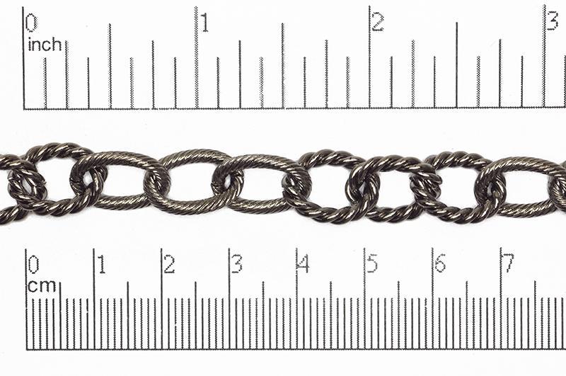 Cable Chain Gunmetal CH-846 Cable Chain CH-846B