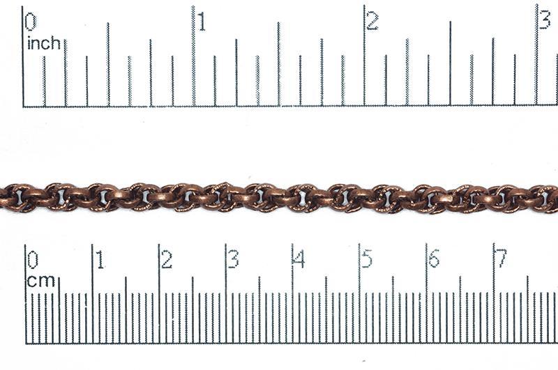 Rope Chain Antique Copper CH-854 Rope Chain 4.5mm CH-854AC