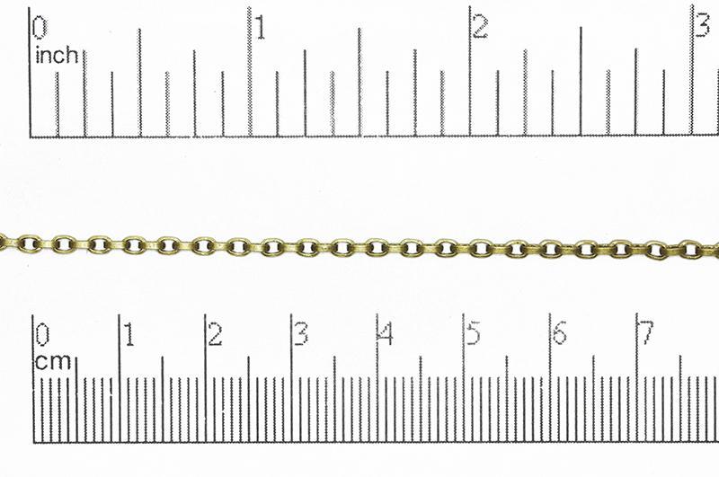 Cable Chain Antique Brass CH-856 Cable Chain CH-856AB