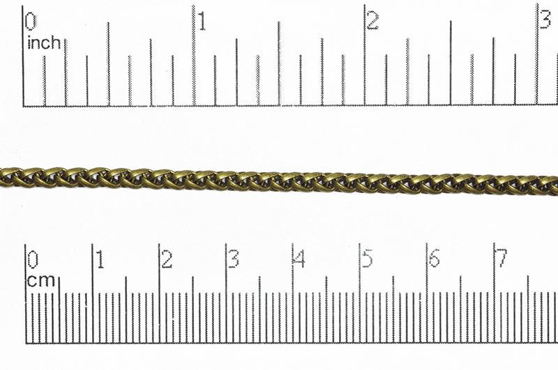 Snake Chain Antique Brass CH-857 Snake Chain CH-857AB