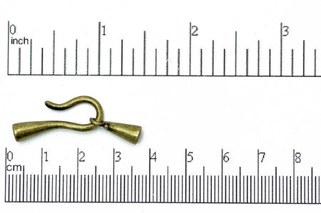 Hook & Eye Clasp Antique Brass CL/HE33 Hook & Eye Clasp CL/HE33AB