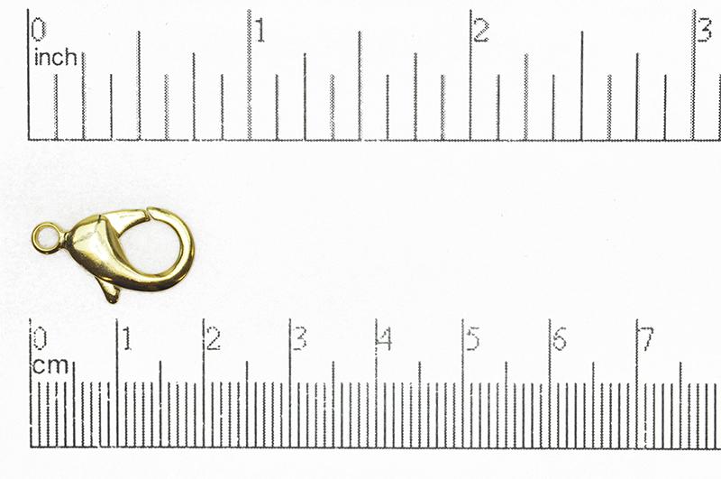 Lobster Claw Gold C904 19mm x 10mm Lobster Claw Clasp C904G