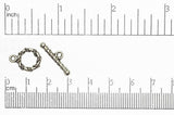 Toggle Clasp Antique Silver CBS11227 Pewter Toggle Available in Multiple Finishes CBS11/227AS