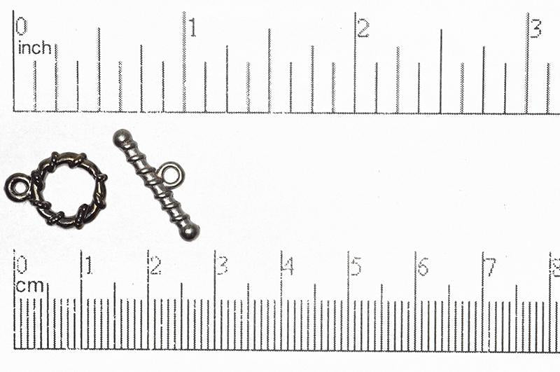 Toggle Clasp Gunmetal CBS11227 Pewter Toggle Available in Multiple Finishes CBS11/227B