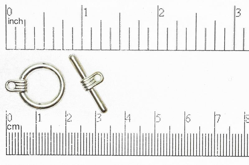 Toggle Clasp Silver CBS11330 Pewter Toggle Available in Multiple Finishes CBS11/330S