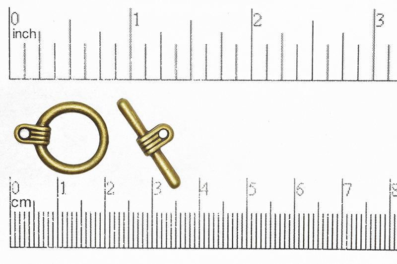 Toggle Clasp Antique Brass CBS11330 Pewter Toggle Available in Multiple Finishes CBS11/330AB