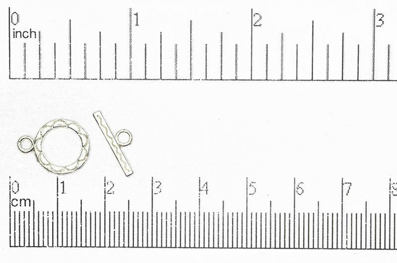 Toggle Clasp Silver CBS124112 Pewter Toggle Available in Multiple Finishes CBS12/4112S