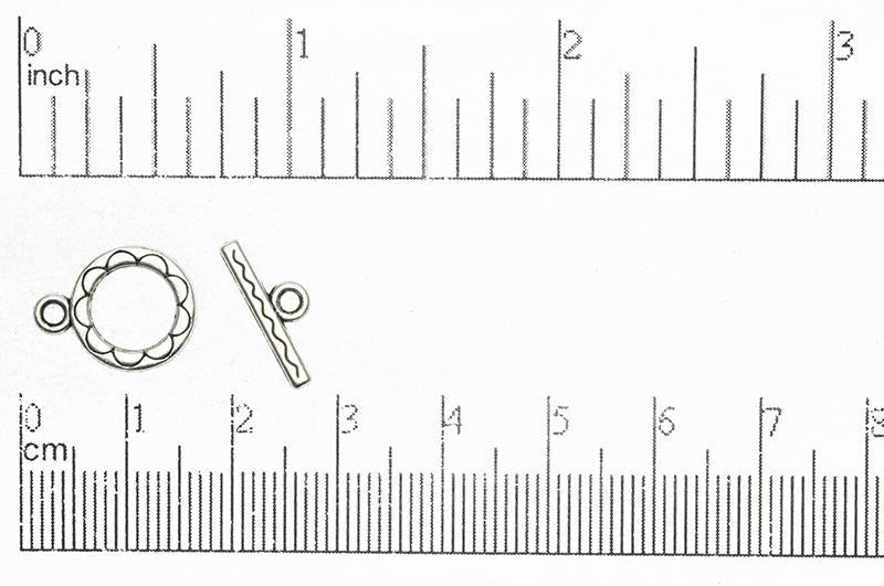 Toggle Clasp Antique Silver CBS124112 Pewter Toggle Available in Multiple Finishes CBS12/4112AS