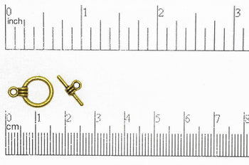 Toggle Clasp Gold CBS124113 Pewter Toggle Available in Multiple Finishes CBS12/4113AG