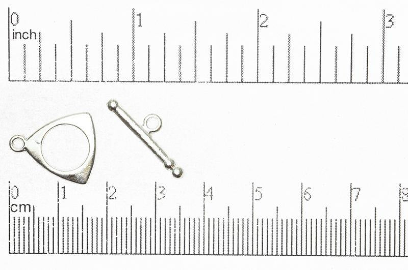 Toggle Clasp Silver CBS3224 Pewter Toggle Clasp CBS3224S