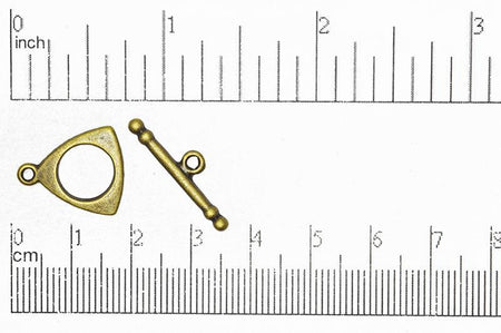 Toggle Clasp Antique Brass CBS3224 Pewter Toggle Clasp CBS3224AB