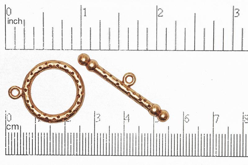 Toggle Clasp Copper CBS1850 Pewter Toggle Clasp CBS1850C