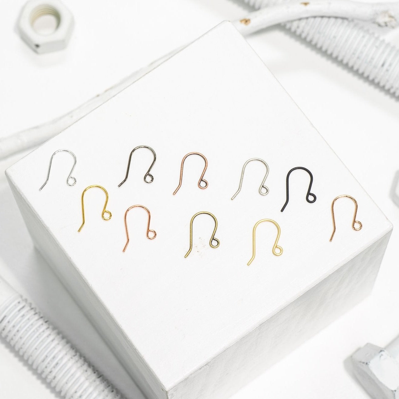fake fish hook gauges French Ear Wire