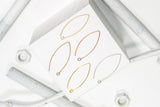 Hoop & Oval Ear Wire EW5011 44mm V-Shaped Ear Wire